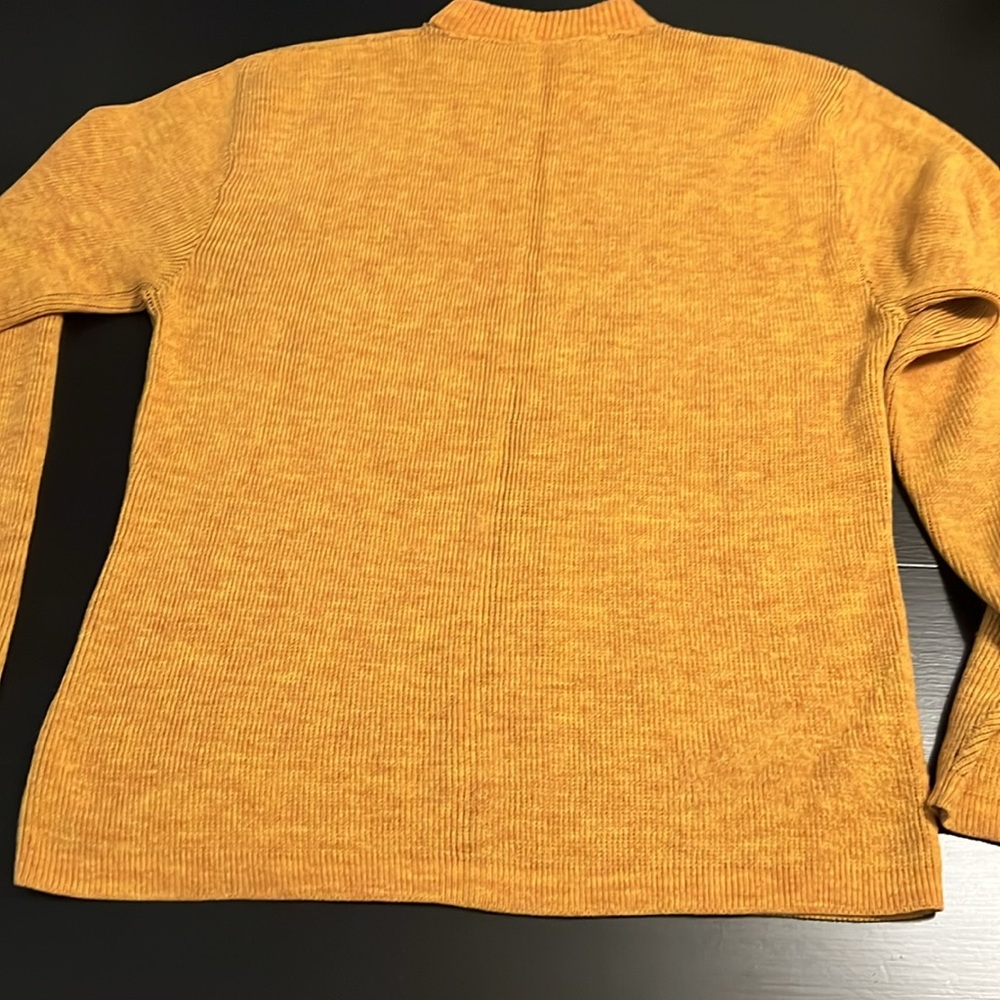 Yellow Patterned Men's Sweater - image 4